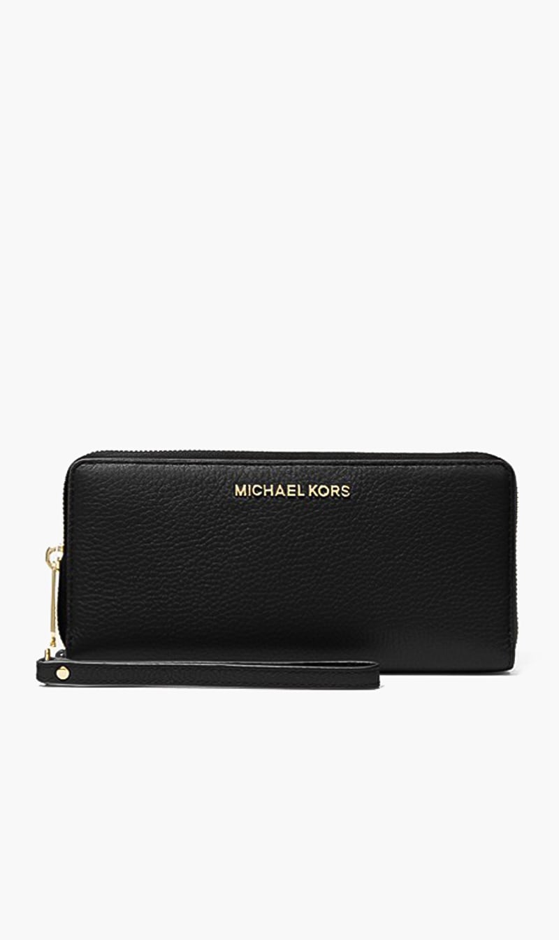 

Michael kors classic leather wallet | the deal outlet, Black