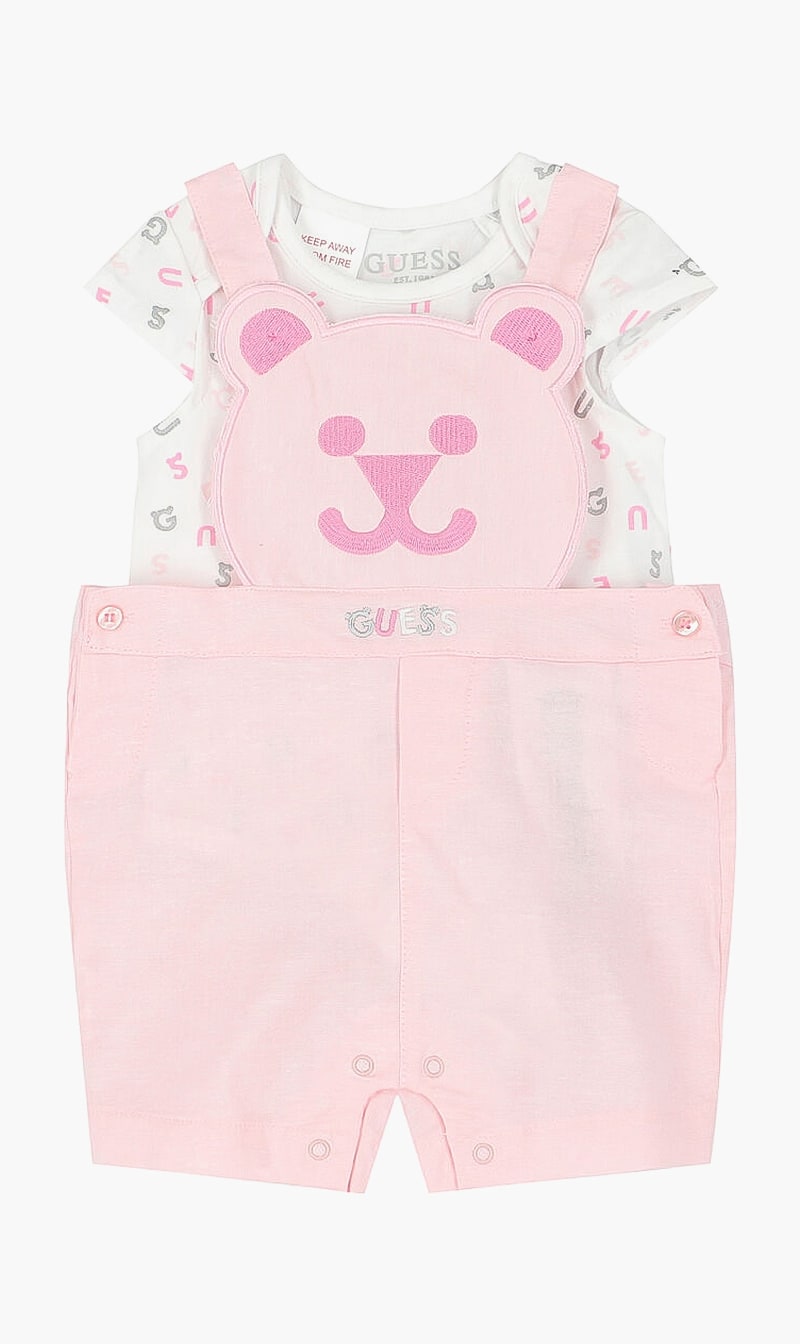 

Set Ss Body+oxford Shortall, Pink
