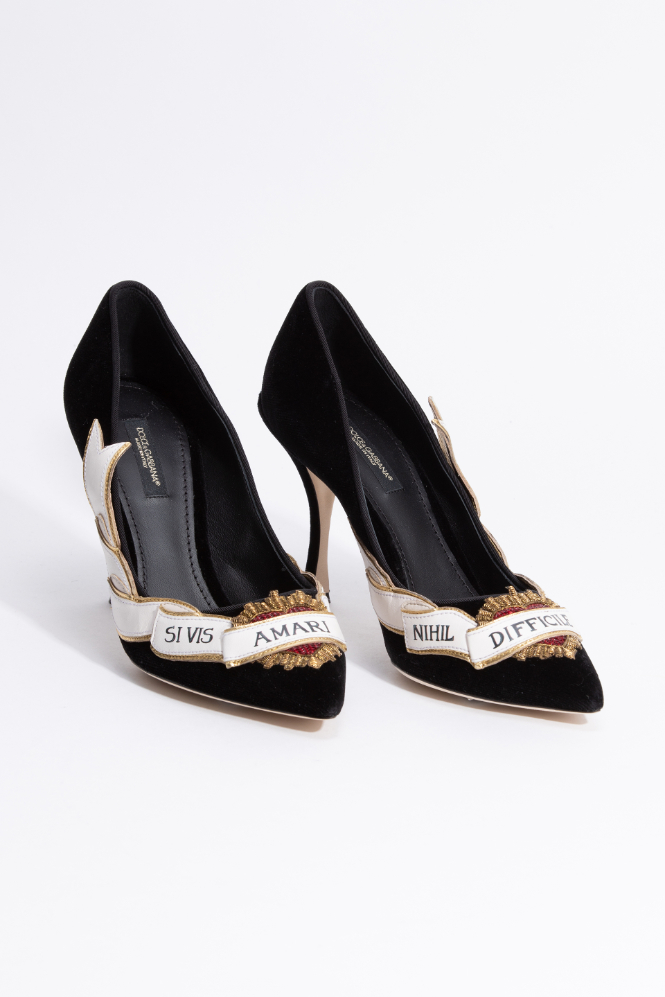 

Dolce&gabbana Ribbon Emblem Pumps