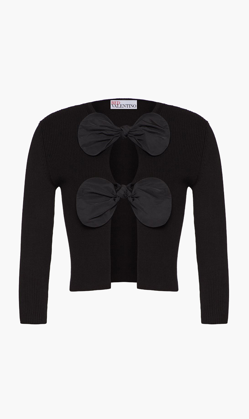 

Red Valentino Cotton Cardigan With Bows